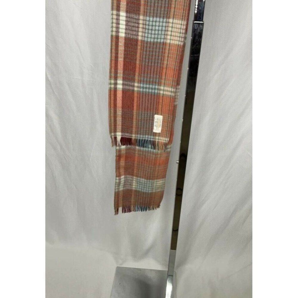 π
ΊVINTAGE British Hong Kong Plaid Scarf Fall/Winter great colors - Picture 3 of 4